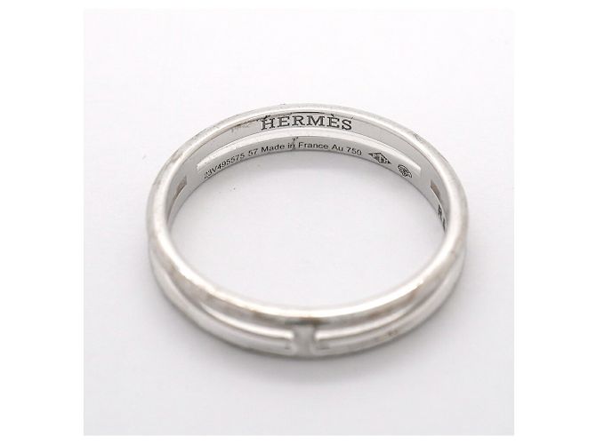Hermès Hermes Ariane Band Ring in 18K White Gold - view 4
