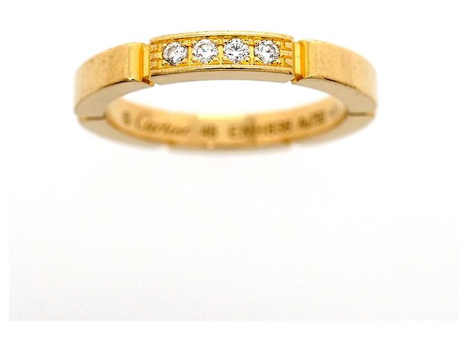 Anello Cartier Maillon Panthère in oro giallo 18K - vista 2