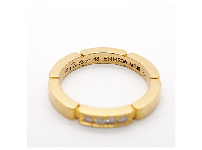 Anello Cartier Maillon Panthère in oro giallo 18K - vista 4