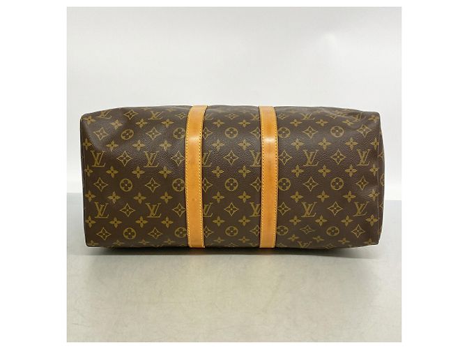 Borsa Louis Vuitton Boston Monogram Keepall 45 Marrone - vista 3