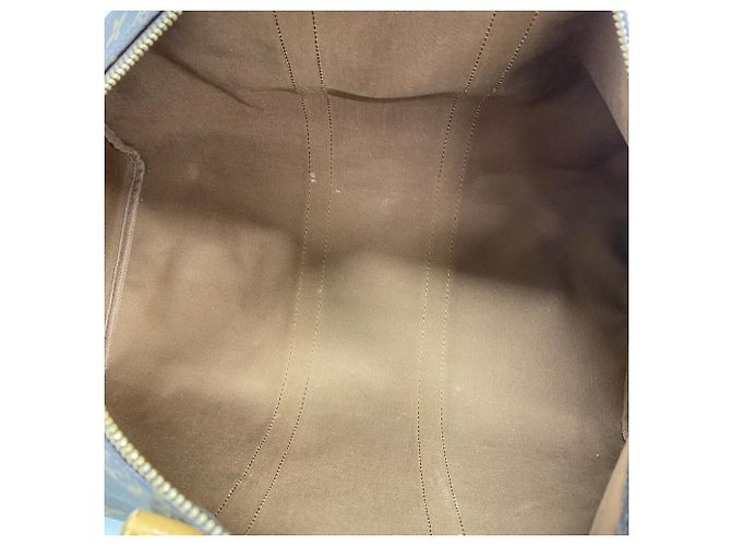 Borsa Louis Vuitton Boston Monogram Keepall 45 Marrone - vista 4