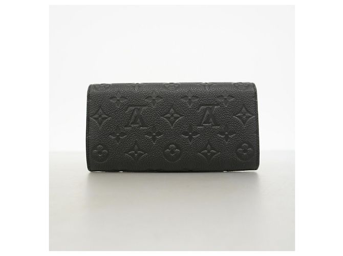 Louis Vuitton Monogram Empreinte Portefeuille Sarah Long Wallet Nero - vista 7