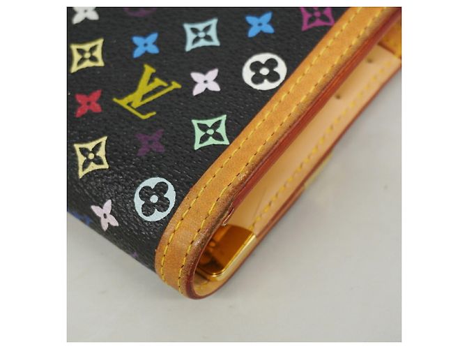 Cartera larga Louis Vuitton Noir Tri-Fold Negro - vista 6