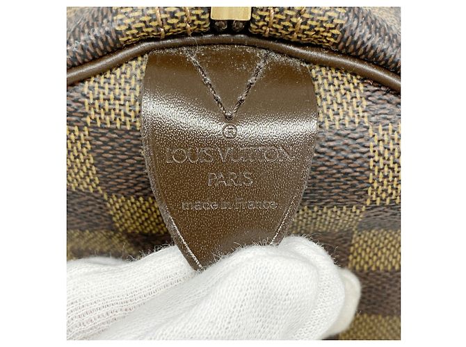 Borsa a mano Louis Vuitton Damier Speedy 30 Damier ebene - vista 5
