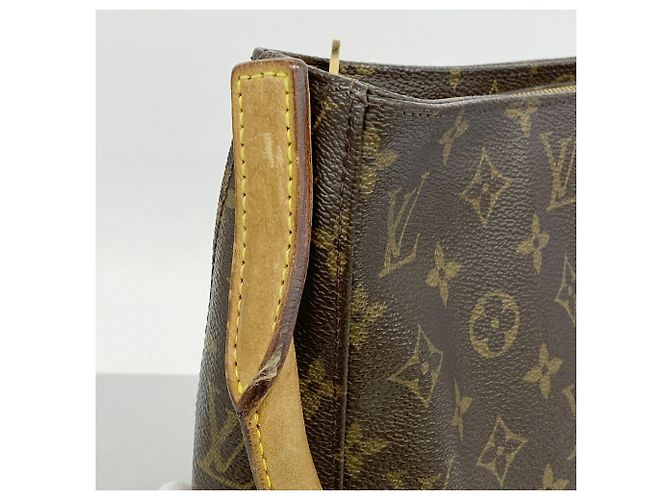 Bolso de hombro Louis Vuitton Monogram Looping GM Castaño - vista 8