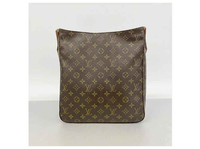 Bolso de hombro Louis Vuitton Monogram Looping GM Castaño - vista 9