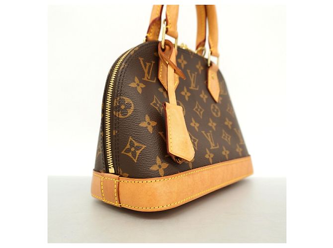 Borsa Louis Vuitton Alma BB Monogram Marrone - vista 2