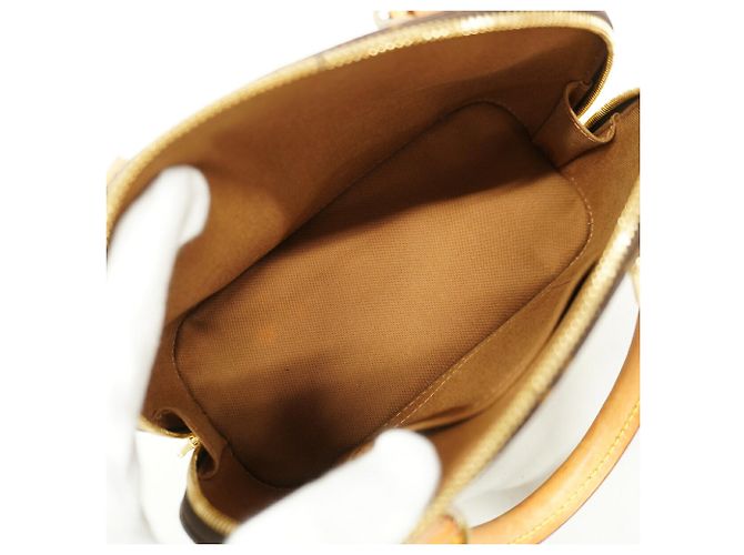 Borsa Louis Vuitton Alma BB Monogram Marrone - vista 4