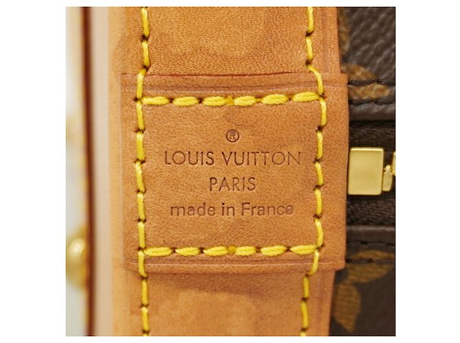 Borsa Louis Vuitton Alma BB Monogram Marrone - vista 5