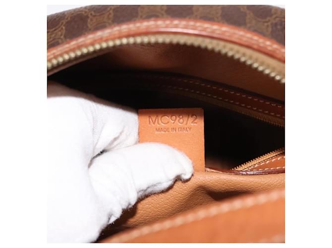 Céline Celine Macadam Canvas Medium Marrone - vista 7