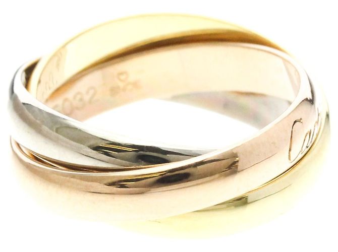 Cartier Trinity Oro Tricolore 18K Medium D'oro - vista 4