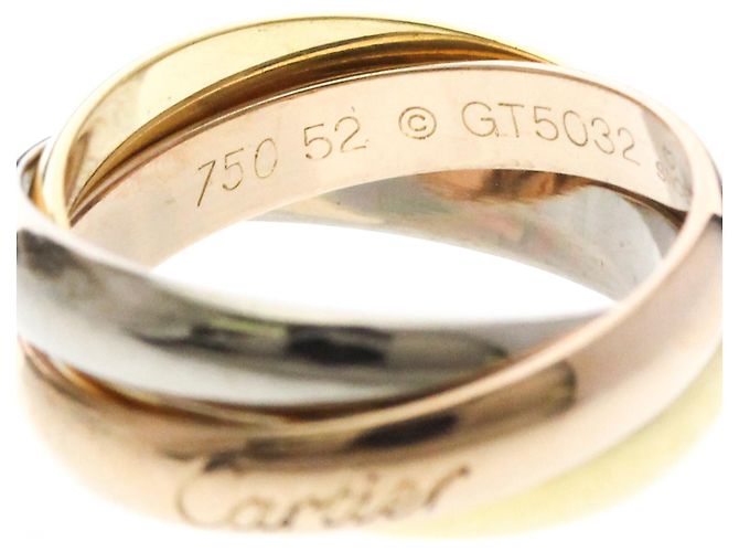Cartier Trinity Oro Tricolore 18K Medium D'oro - vista 7