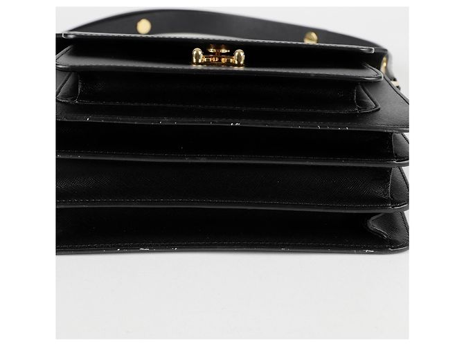 Marni Trunk Medium Schultertasche Schwarz - Ansicht 7