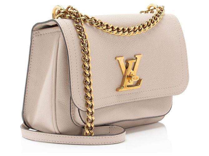 Louis Vuitton Lockme Tender PM Crossbody in pelle di vitello Marrone Beige - vista 2