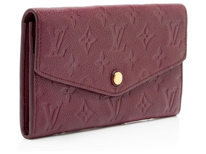 Carteira Curieuse Monogram Empreinte Louis Vuitton Roxo - vista 2