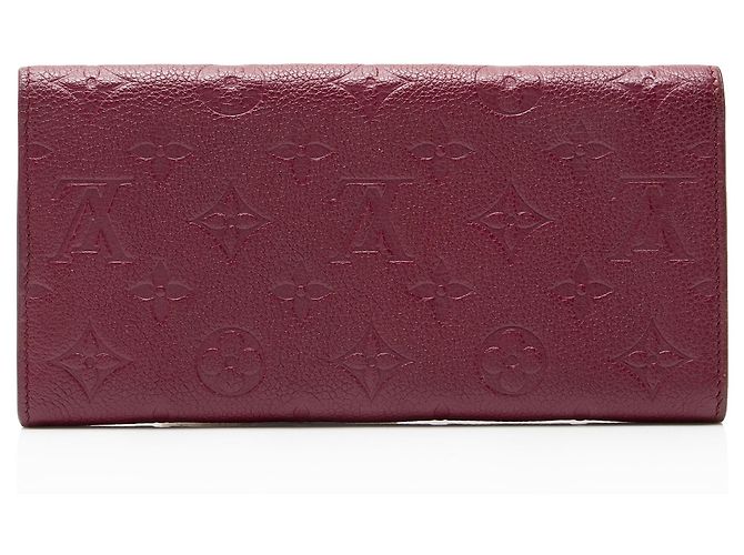 Carteira Curieuse Monogram Empreinte Louis Vuitton Roxo - vista 3