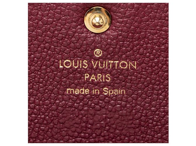 Carteira Curieuse Monogram Empreinte Louis Vuitton Roxo - vista 6