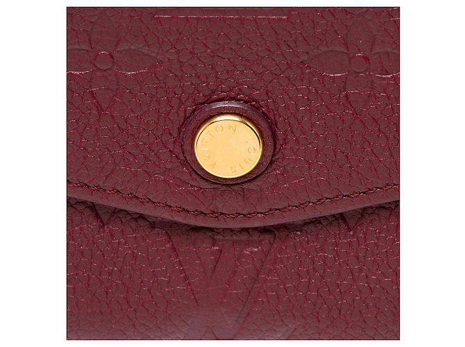 Carteira Curieuse Monogram Empreinte Louis Vuitton Roxo - vista 7