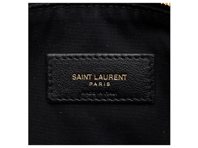 Borsa a spalla grande Saint Laurent Jamie 4.3 Pochon in pelle di agnello Nero - vista 10
