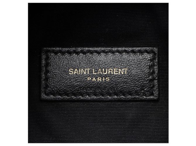 Borsa a spalla grande Saint Laurent Jamie 4.3 Pochon in pelle di agnello Nero - vista 9