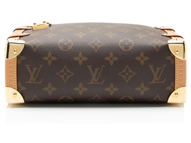 Borsa a tracolla Side Trunk MM in tela Monogram Louis Vuitton Marrone - vista 4