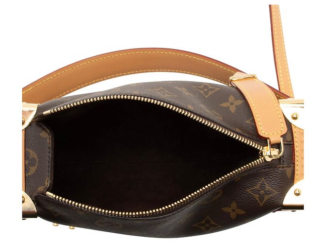 Borsa a tracolla Side Trunk MM in tela Monogram Louis Vuitton Marrone - vista 6