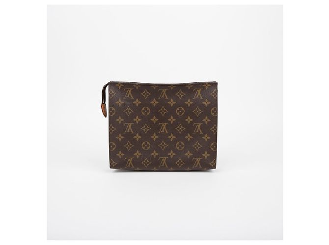 Louis Vuitton Pochette Toilett Pouch Marrone - vista 2