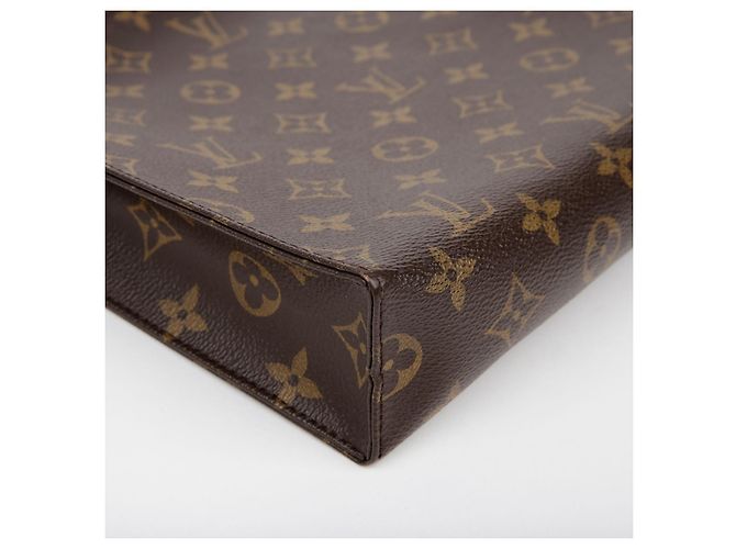Louis Vuitton Pochette Toilett Pouch Marrone - vista 7