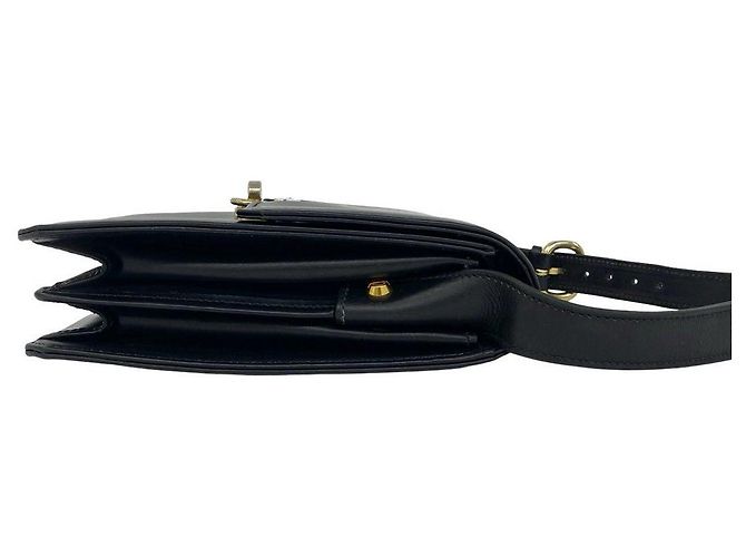Gucci Calf Shoulder Bag Black - view 6