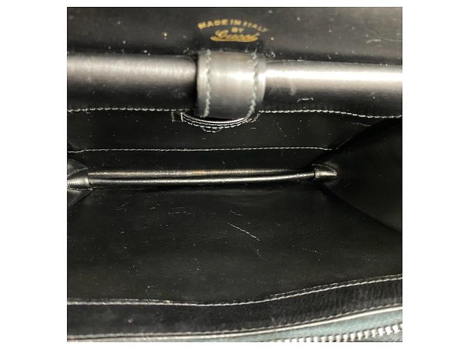 Gucci Calf Shoulder Bag Black - view 9