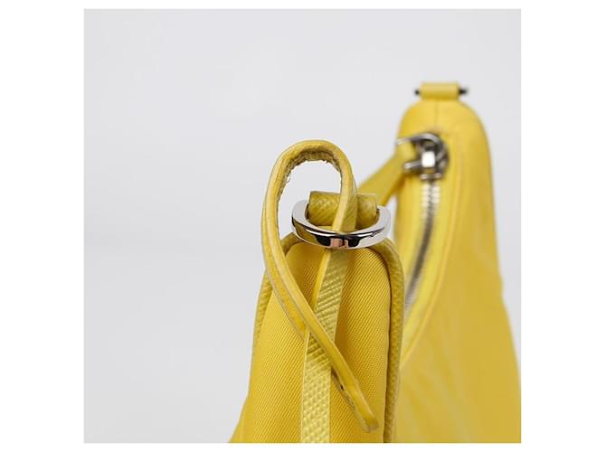 Prada Borsa a tracolla e crossbody Reedition Multi Hobo Giallo - vista 6