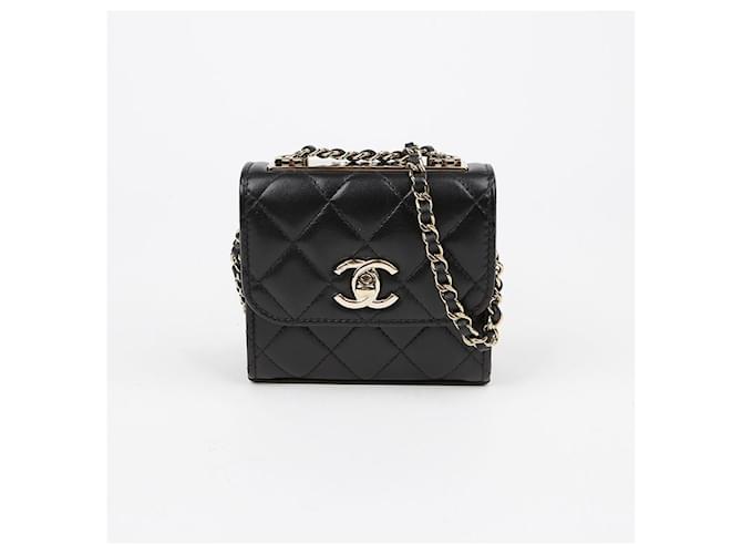 Trendy CC Chanel Borsa a tracolla Cc Mini trendy Nero - vista 2