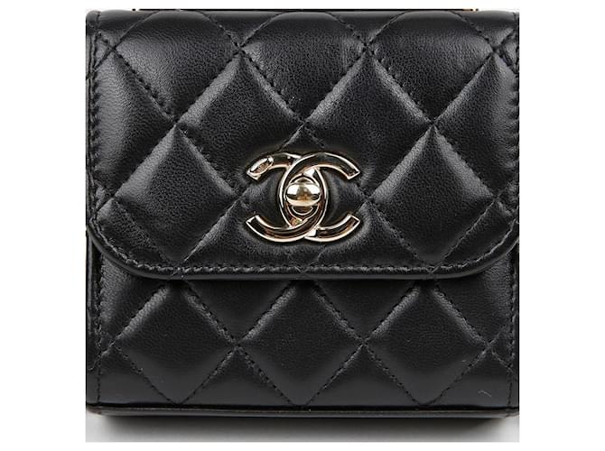 Trendy CC Chanel Borsa a tracolla Cc Mini trendy Nero - vista 3