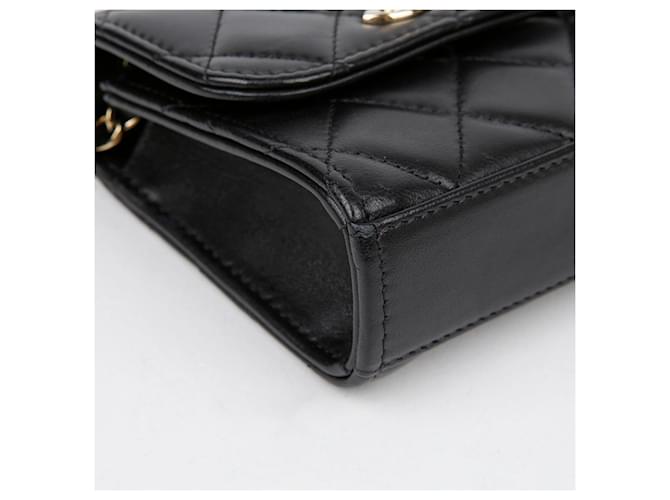 Trendy CC Chanel Borsa a tracolla Cc Mini trendy Nero - vista 8