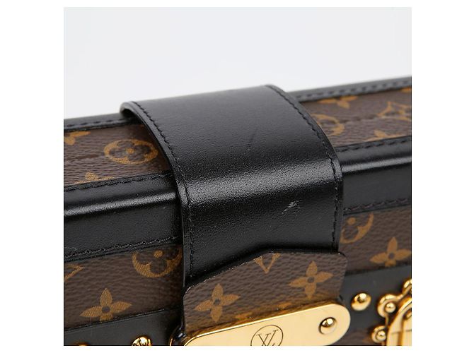 Louis Vuitton Borsa a tracolla Petit Mal Trunk Marrone - vista 3
