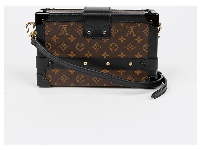 Louis Vuitton Borsa a tracolla Petit Mal Trunk Marrone - vista 5