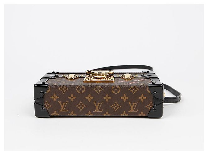 Louis Vuitton Borsa a tracolla Petit Mal Trunk Marrone - vista 8
