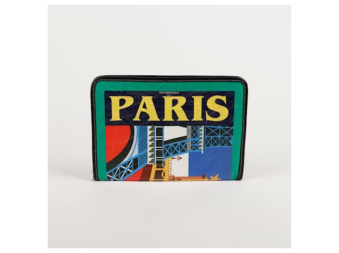 Balenciaga Clutch Paris Mini Bazaar Multicolore - vista 2