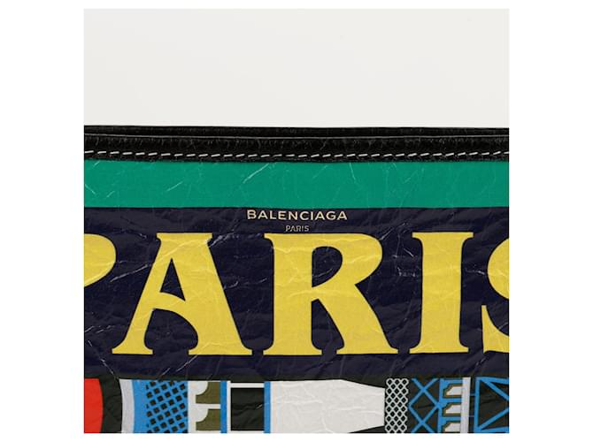 Balenciaga Clutch Paris Mini Bazaar Multicolore - vista 3