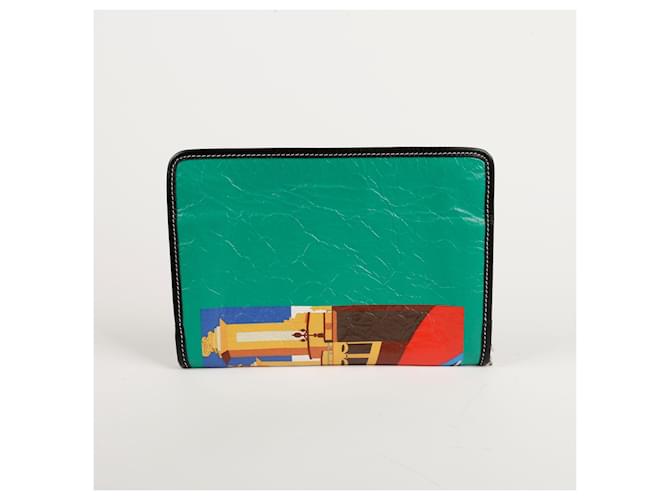 Balenciaga Clutch Paris Mini Bazaar Multicolore - vista 4