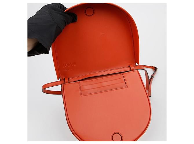 Loewe Borsa a tracolla Mini Heel Pouch Arancione - vista 7
