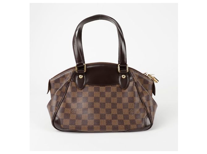 Borsa Tote Louis Vuitton Verona Pm Marrone Tela Impregnata - vista 5