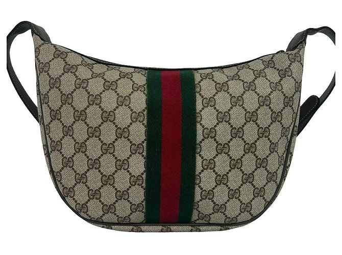 Gucci GG Pattern Leather Shoulder Bag - view 3