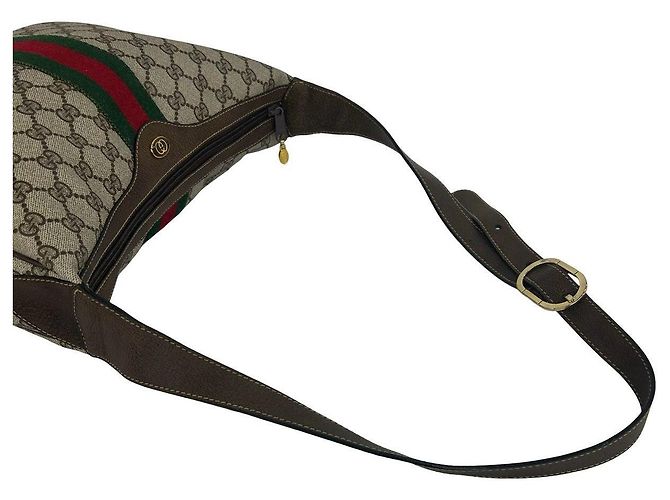 Gucci GG Pattern Leather Shoulder Bag - view 4