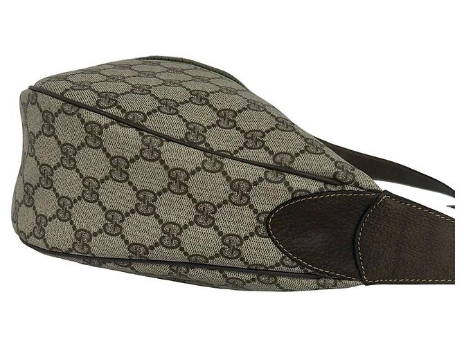 Gucci GG Pattern Leather Shoulder Bag - view 6