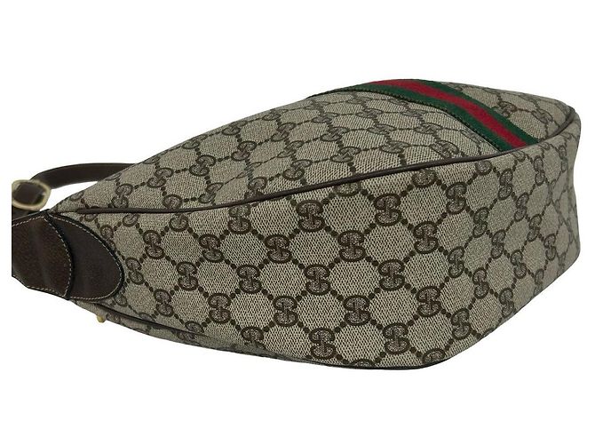 Gucci GG Pattern Leather Shoulder Bag - view 7