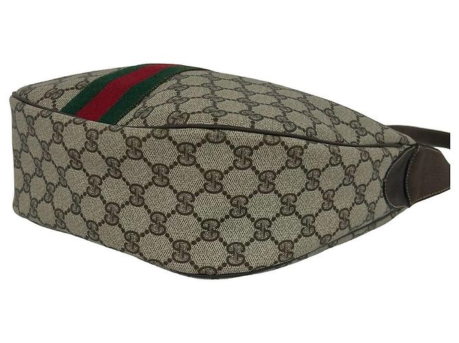 Gucci GG Pattern Leather Shoulder Bag - view 8
