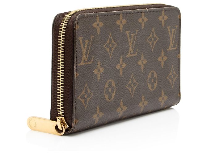 Louis Vuitton Monogram Canvas Zippy Wallet Braun - Ansicht 2