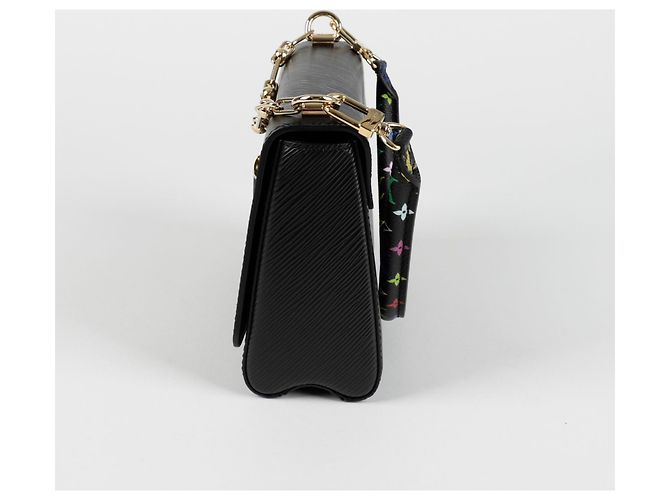 Louis Vuitton Borsa a tracolla Lv Tm Murakami Twist Mm Slim Nero - vista 3