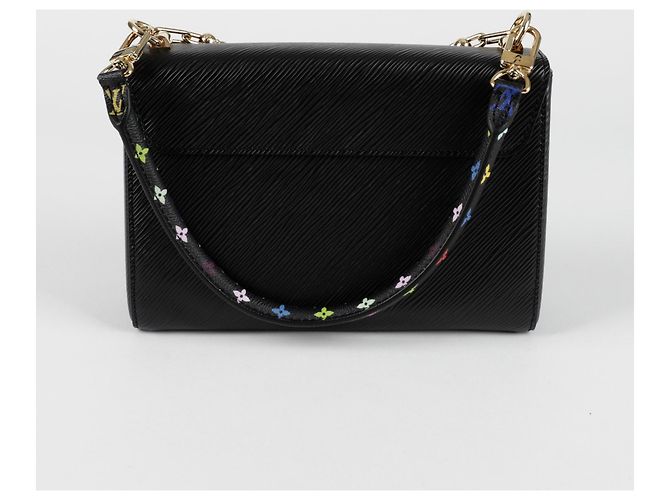 Louis Vuitton Borsa a tracolla Lv Tm Murakami Twist Mm Slim Nero - vista 4